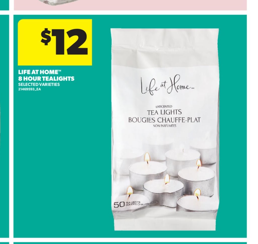 LIFE AT HOME™ 8 HOUR TEALIGHTS