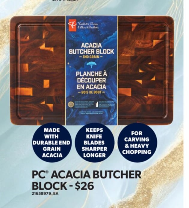 PC® ACACIA BUTCHER BLOCK
