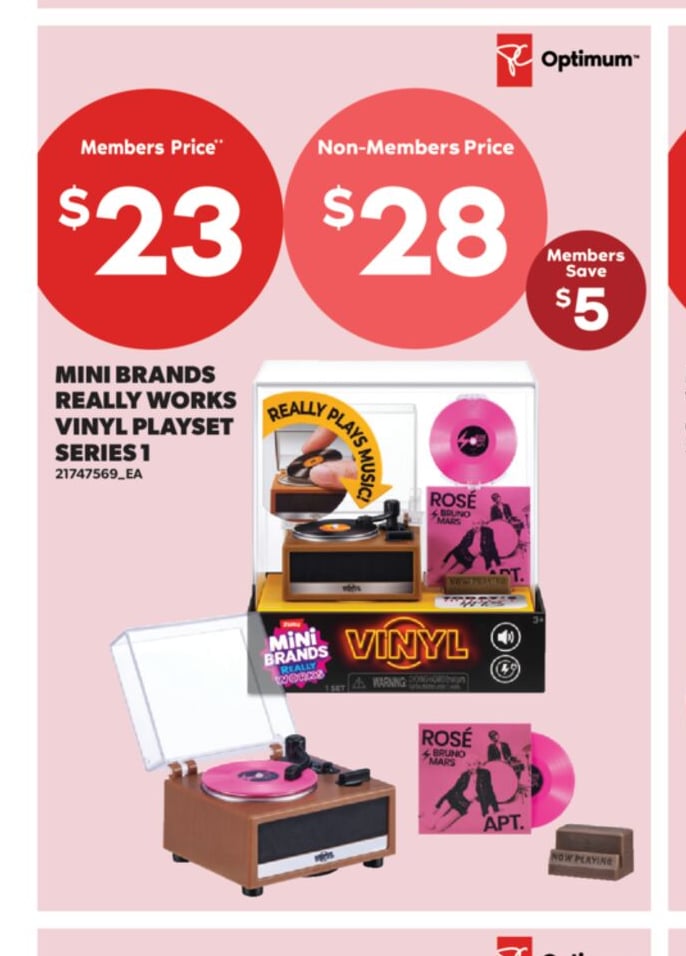 MINI BRANDS REALLY WORKS VINYL PLAYSET SERIES 1