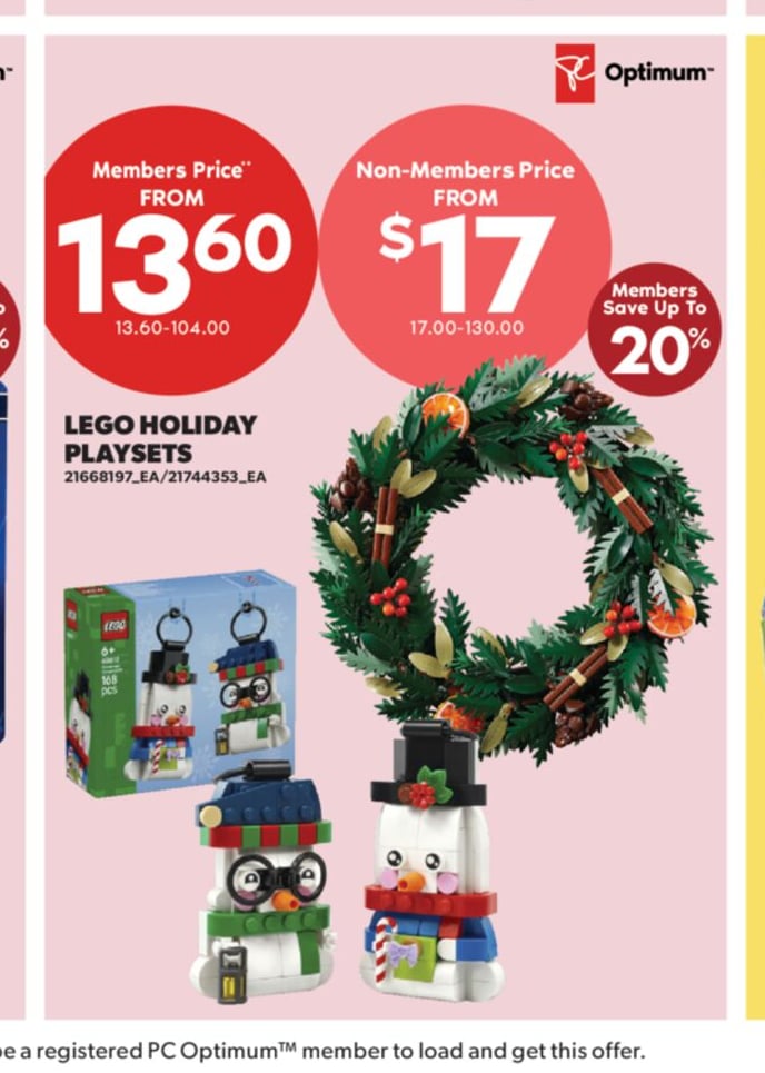 LEGO HOLIDAY PLAYSETS