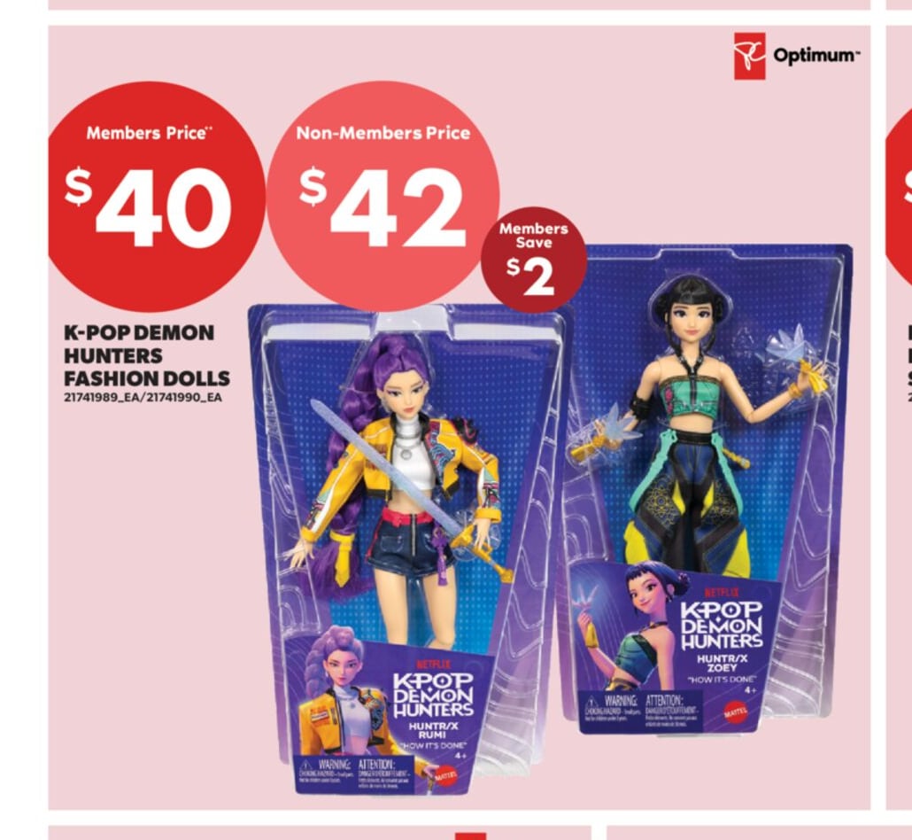 K-POP DEMON HUNTERS FASHION DOLLS
