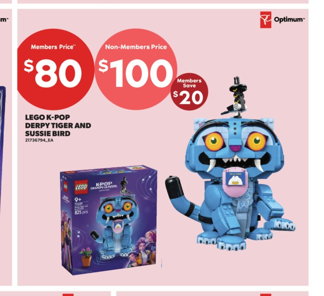 LEGO K-POP DERPY TIGER AND SUSSIE BIRD