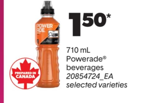 POWERADE® BEVERAGES, 710 ML