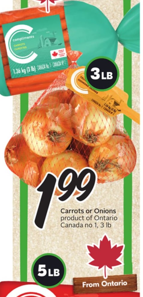 Carrots or Onions