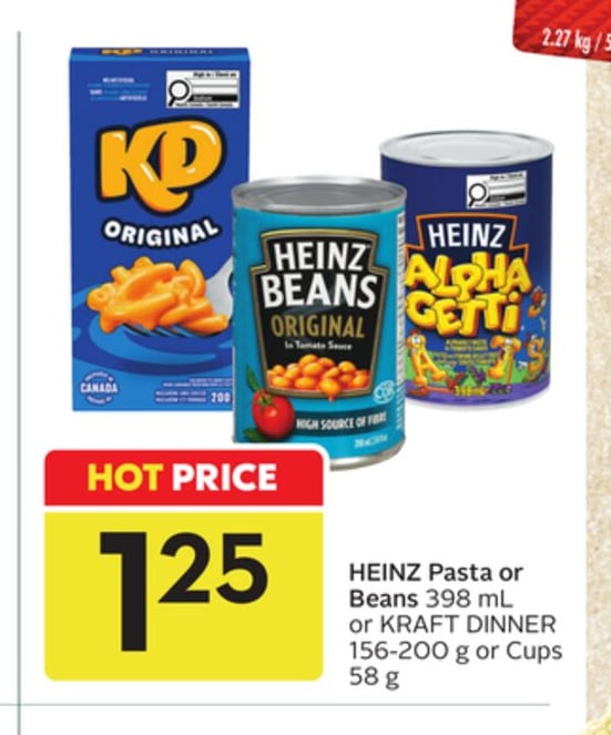 HEINZ Pasta or Beans