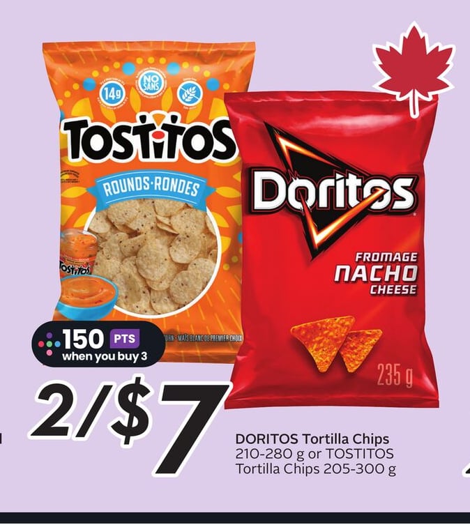 DORITOS Tortilla Chips 210-280 g
