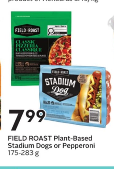 FIELD ROAST Plant-Based Stadium Dogs or Pepperoni