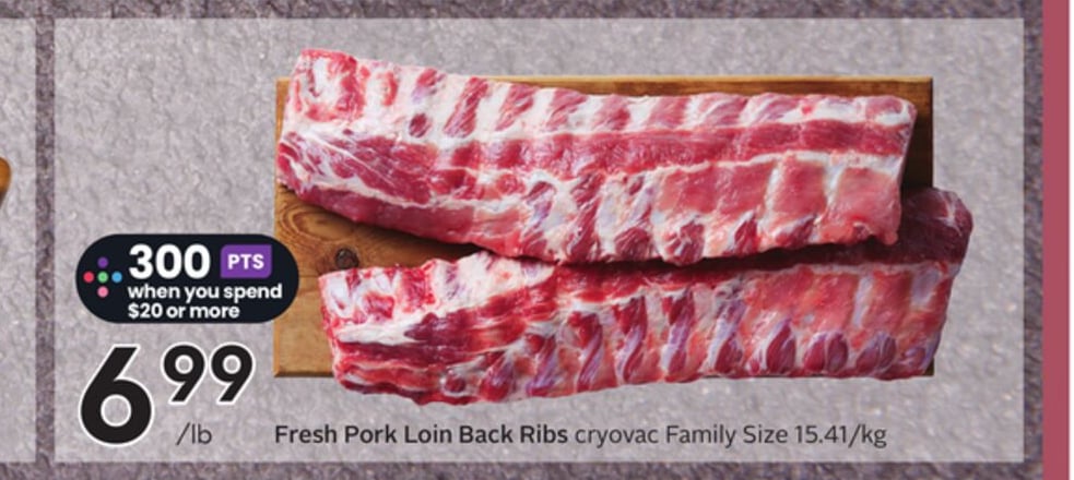 Fresh Pork Loin Back Ribs