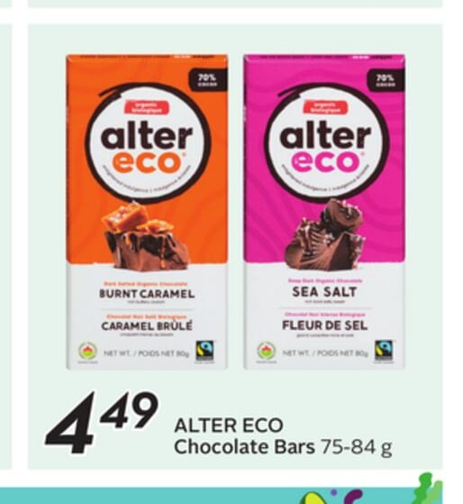 ALTER ECO Chocolate Bars