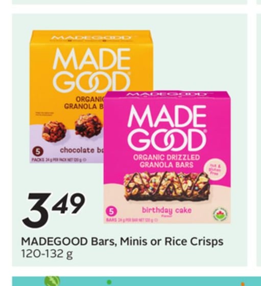 Bars, Minis or Rice Crisps