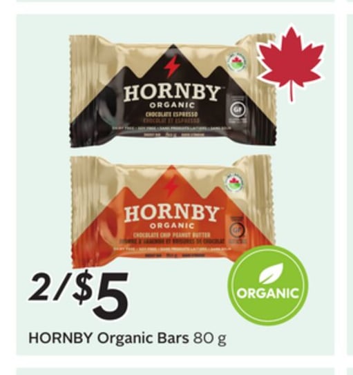 HORNBY Organic Bars