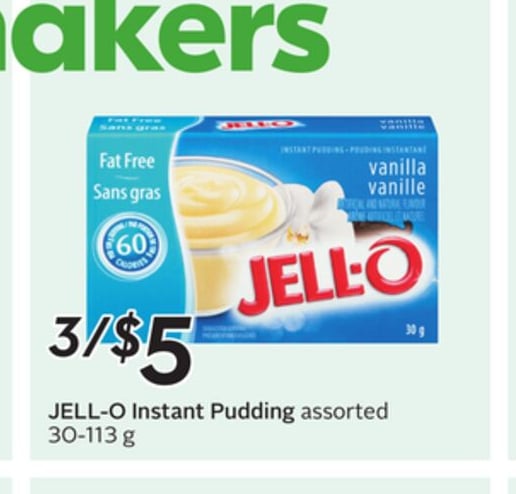 JELL-O Instant Pudding