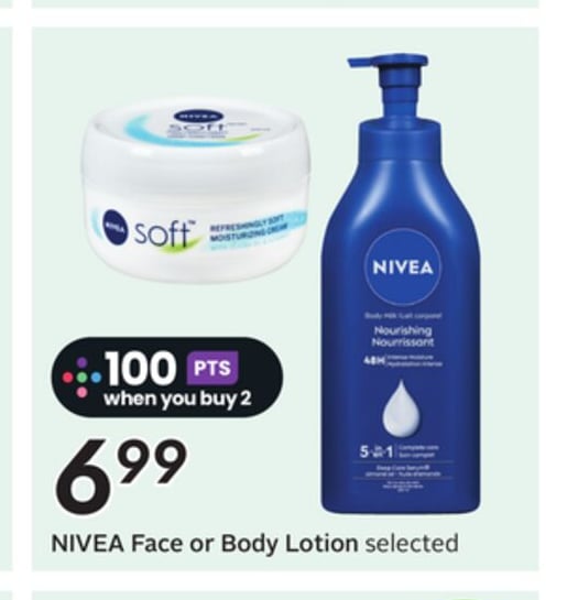 Face or Body Lotion