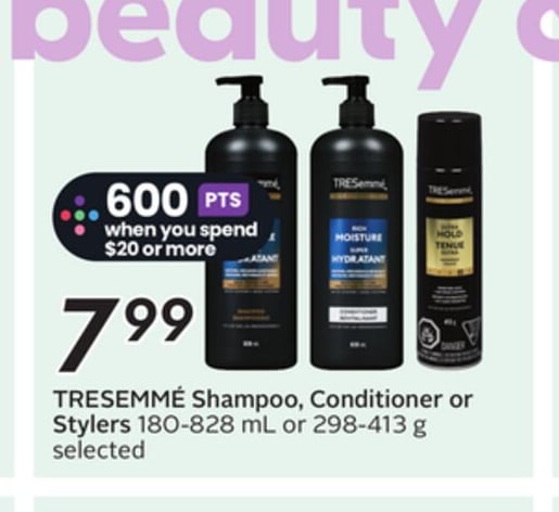 Shampoo, Conditioner or Stylers