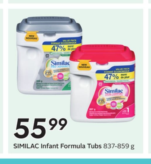 Infant Formula Tubs