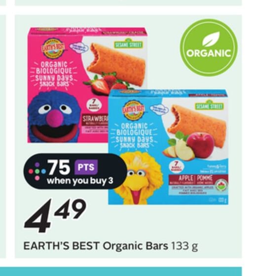 EARTH'S BEST Organic Bars